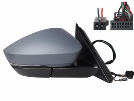 Acessar a peça Espelho direito elétrico, térmico, dobrável com primer + luzes + coutoisie + memória + lateral + câmera