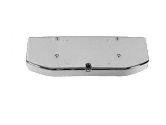 Acessar a peça Porta placa frente cromada