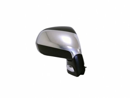 Acessar a peça Espelho retrovisor direito elétrico, convexo, aquecido, rebatível, cromado, com pisca, cortesia, sonda (11 pinos)