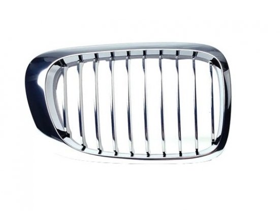 Acessar a peça Grelha direita quadro cromado/lamas cromadas coupe