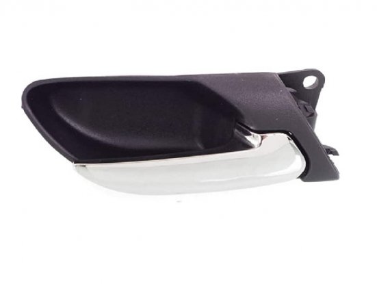 Acessar a peça Puxador interior porta traseira direita alavanca cromada base preta