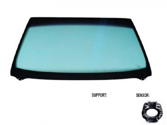 Acessar a peça Para-brisas verde controlo solar serigrafia sensor chuva/luzfriso sup/inf janela