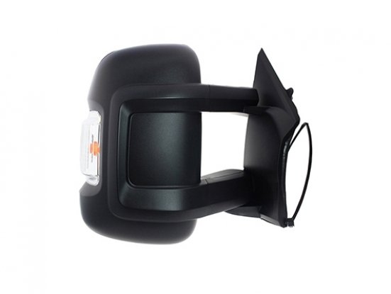 Espelho direito eletrico, convexo, termico, com pisca-pisca,braço medio, 16w, 170mm