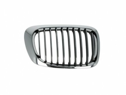 Acessar a peça Grelha direita quadro cromado/lamas pretas/cromadas coupe