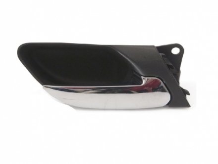 Acessar a peça Puxador interior porta frente direita alavanca cromada base preta