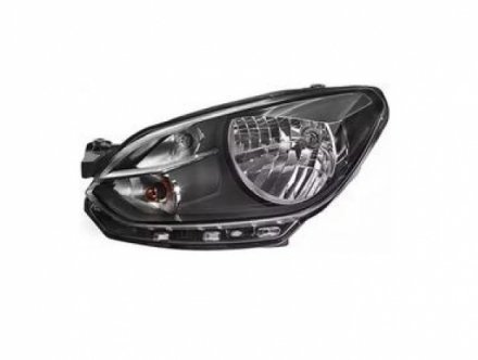 Acessar a peça Farol esquerdo h4 preto - guarnição preta (sem motor)