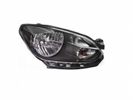 Acessar a peça Farol direito h4 preto - guarnição preta (sem motor)