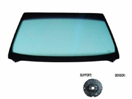 Acessar a peça Para-brisas verde acustico serigrafia friso superior/inferior janela