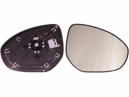 Acessar a peça Vidro + suporte retrovisor direito convexo térmico cromado Acessar a peça Vidro + suporte retrovisor direito convexo térmico cromado