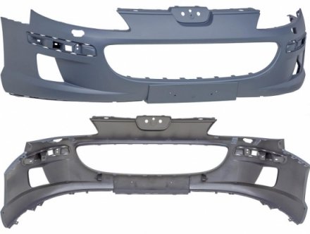 Acessar a peça Para choques frente preparado com buracos lavafarol