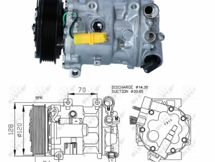 Acessar a peça Compressor de climatização 2.0l hdi Acessar a peça Compressor de climatização 2.0l hdi