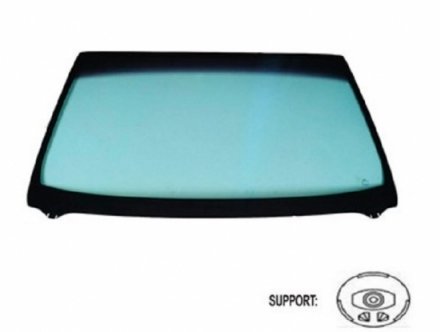 Acessar a peça Para-brisas verde acustico serigrafia base espelho friso superior/inferior janela