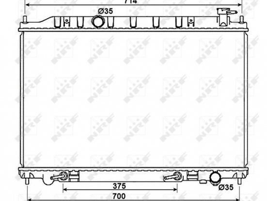 Radiador de água 3,5l NISSAN MURANO  pour NISSAN MURANO Radiador de água 3,5l NISSAN MURANO  pour NISSAN MURANO