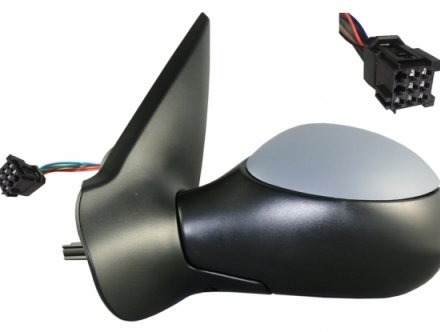 Acessar a peça Espelho retrovisor elétrico esquerdo, aquecido, preparado, asférico (5 pinos) (CC)