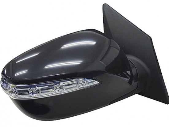 Retrovisor elétrico direito, preto brilhante, com primer, dobrável + pisca HYUNDAI-iX35  pour HYUNDAI IX35   pour HYUNDAI IX35