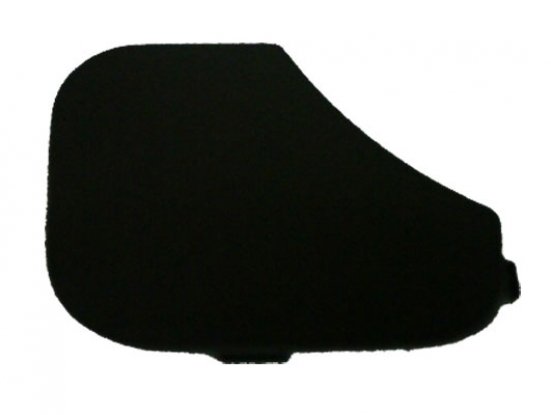 Acessar a peça Tampa gancho para choques frente preta