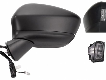 Acessar a peça Espelho esquerdo eletrico, asferico, termico, preparado, com pisca, led, 6 pins