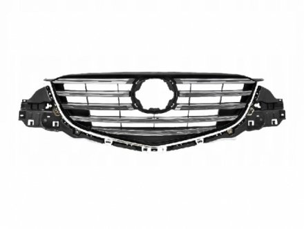 Acessar a peça Grelha cinza brilhante com acabamento cromado