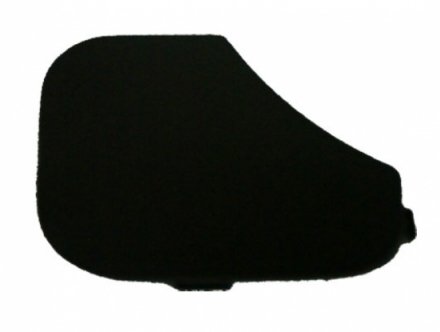 Acessar a peça Tampa gancho para choques frente preta