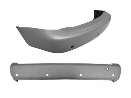 Acessar a peça Para choques traseiro preparado com buracos sensor chassis curto