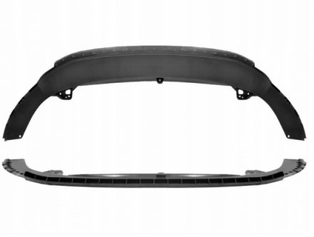 Acessar a peça Spoiler para choques frente preto