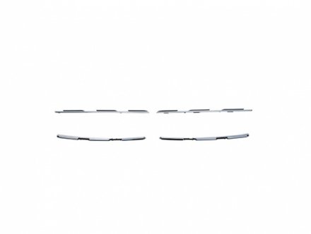 Acessar a peça Kit embelezadores cromados grelha para choques frente