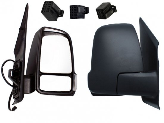 Acessar a peça Espelho retrovisor elétrico direito aquecido, rebatível, pisca [Braço curto]