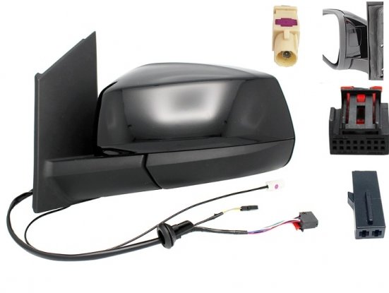 Espelho esquerdo rebatível elétrico aquecido em preto brilhante antena am/fm + bsd VOLKSWAGEN CADDY  pour VOLKSWAGEN CADDY Espelho esquerdo rebatível elétrico aquecido em preto brilhante antena am/fm + bsd VOLKSWAGEN CADDY  pour VOLKSWAGEN CADDY