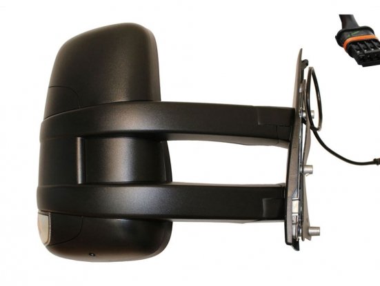 Acessar a peça Espelho convexo manual direito, pisca-pisca (braço longo - 2 pinos)