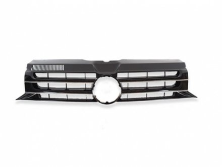 Acessar a peça Grelha frente preta brilhantecom frisos cromadas