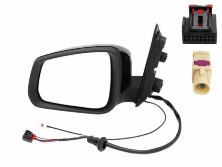 Acessar a peça Antena am/fm do espelho direito rebatível elétrico preto brilhante aquecido