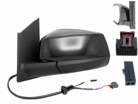 Acessar a peça Espelho esquerdo rebatível elétrico preto brilhante + bsd