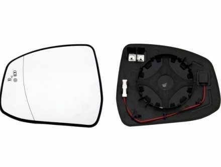 Acessar a peça Vidro + suporte térmico esquerdo convexo com lateral (4 pinos)