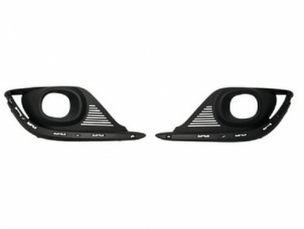 Acessar a peça Kit grelhas para choques frente com buracos farol nevoeiro Acessar a peça Kit grelhas para choques frente com buracos farol nevoeiro