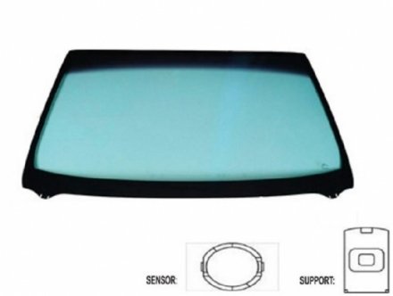 Acessar a peça Para-brisas verde controlo solar serigrafia sensor chuva/luzjanela