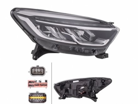 Acessar a peça Farol led direito [hella]