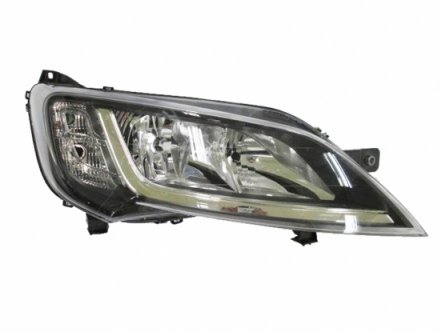 Acessar a peça Farol elétrico direito preto com farol do dia h7 + h7 [motor]