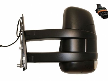 Acessar a peça Espelho convexo manual esquerdo, pisca-pisca, sonda (braço longo - 4 pinos)