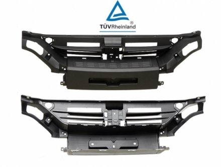 Acessar a peça Para choques frente central preto