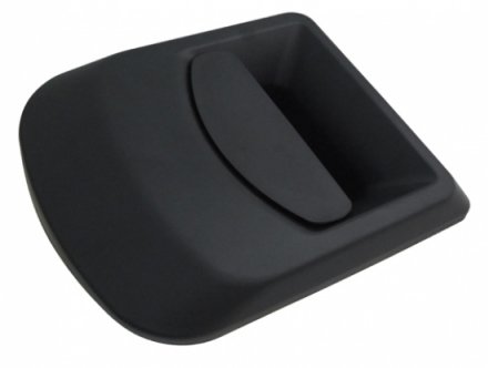 Acessar a peça Puxador porta frente esquerda preta rugosa Acessar a peça Puxador porta frente esquerda preta rugosa