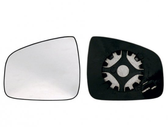 Vidro com suporte esquerdo convexo, termico