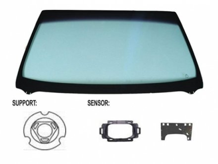 Acessar a peça Para-brisas refletor + sensor