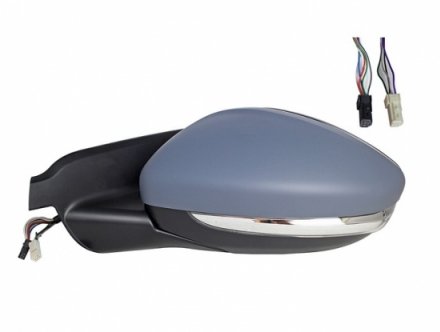 Acessar a peça Retrovisor dobrável aquecido elétrico esquerdo para pintar + pisca + detector Acessar a peça Retrovisor dobrável aquecido elétrico esquerdo para pintar + pisca + detector