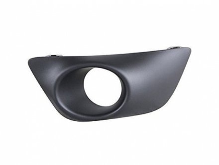 Acessar a peça Grelha esquerda para choques frente com buraco nevoeiro preta rugosa