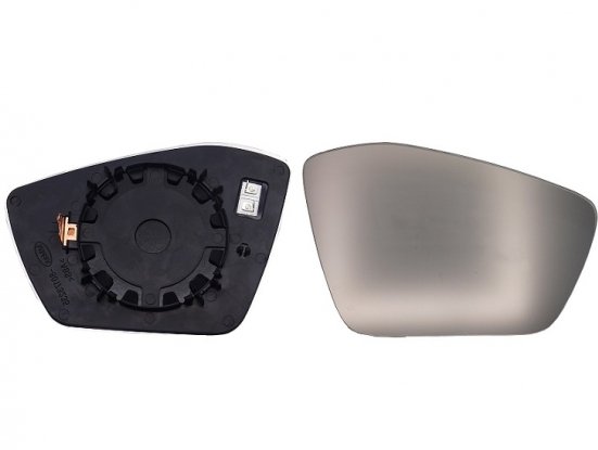 Acessar a peça Vidro + suporte do espelho retrovisor direito térmico