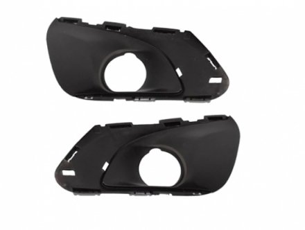 Acessar a peça Kit grelhas para choques frente com buracos friso com buracos farol nevoeiro allure