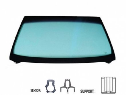 Acessar a peça Para-brisas verde acustico serigrafia sensor chuva/luz janela