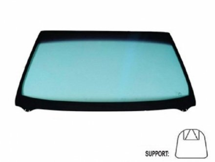 Acessar a peça Para-brisas verde serigrafia estreita base espelho janela