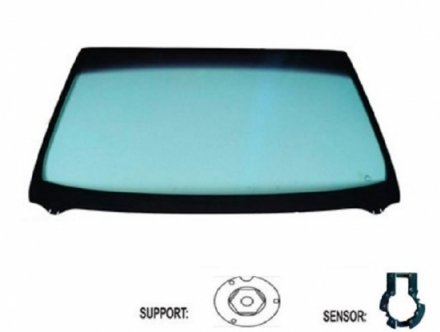 Acessar a peça Para-brisas verde controlo solar serigrafia mod. sensor chuva/luz friso inf janela 2018->