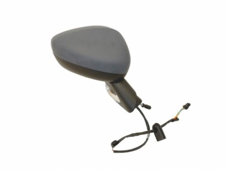 Acessar a peça Espelho retrovisor direito, elétrico, preparado, convexo, aquecido + indicador + sensor + suporte preto (9 pinos)